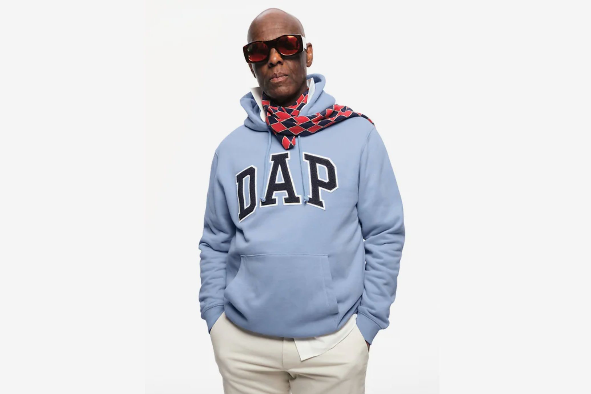 Dapper Dan and Gap “Dap Gap” Hoodie Collab