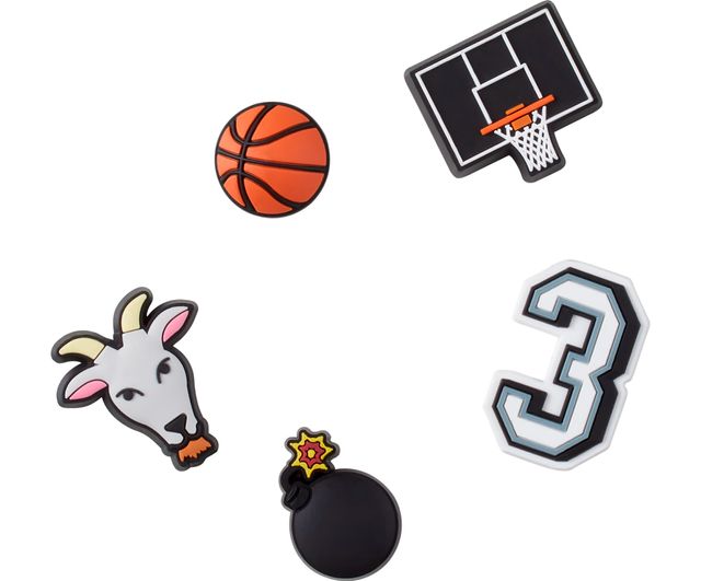Crocs Jibbitz Basketball Star 5-Pack