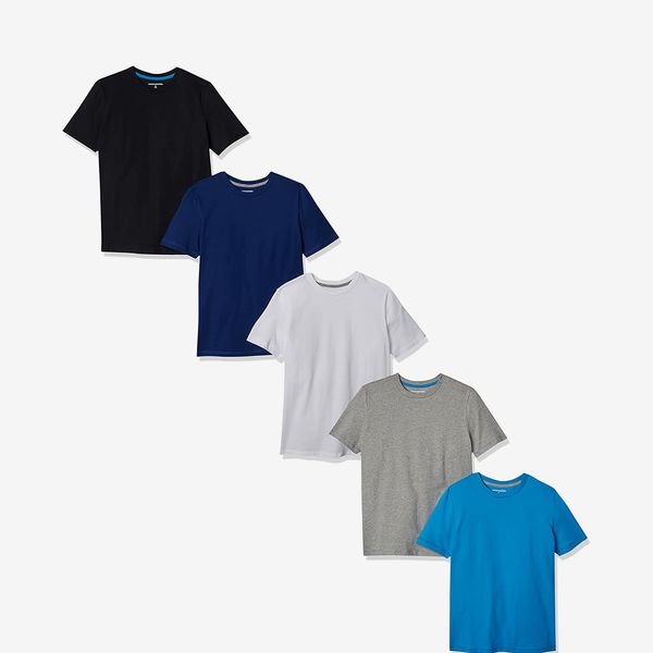 Amazon Essentials Pack of 5 Short-Sleeved T-shirts