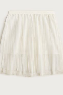 J.Crew Pleated Midi Skirt in Tulle