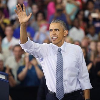 President Obama Discusses Economic Progress During Visit To Indiana High School