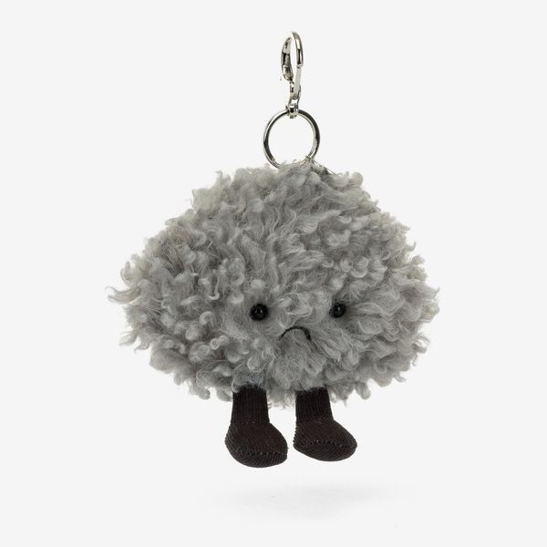 Jellycat Nature Bag Charm Plush - Storm Cloud