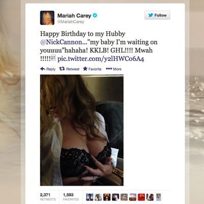 Mariah Carey – Boobs OUT for Hubby Nick's Birthday