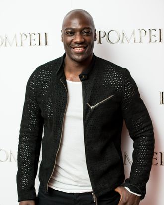 LONDON, ENGLAND - APRIL 28: Adewale Akinnuoye-Agbaje attends a VIP screening of 