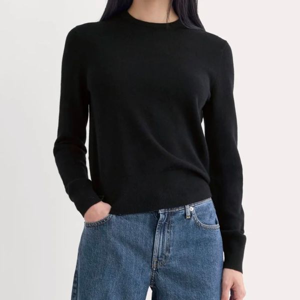 Everlane Cashmere Slim Crew Sweater