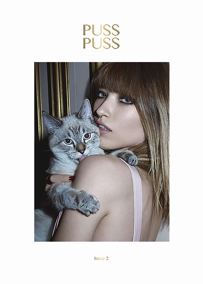 Must Read: Grace Coddington And Her Cat Cover Puss Puss Magazine