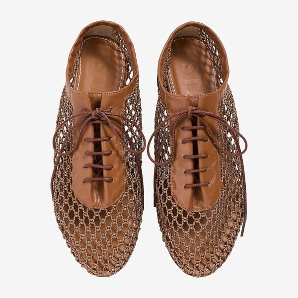 Staud Kit Lace Up Flats