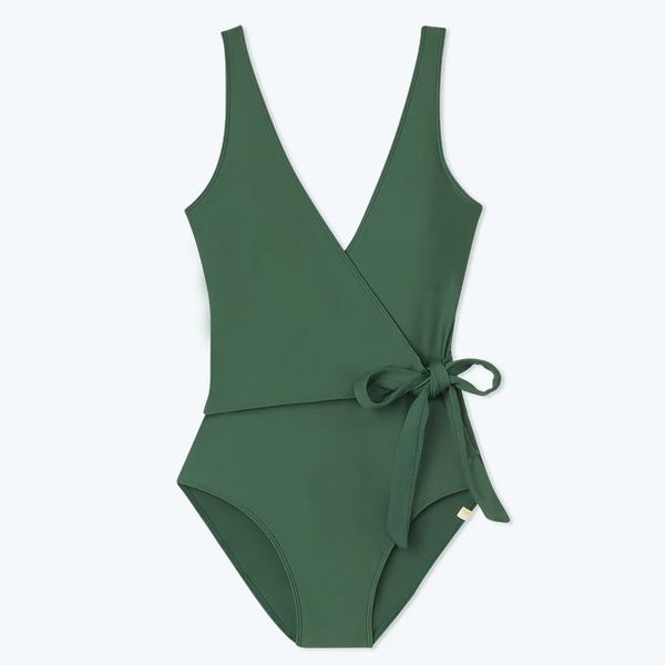 Summersalt The Perfect Wrap One-Piece - Olive