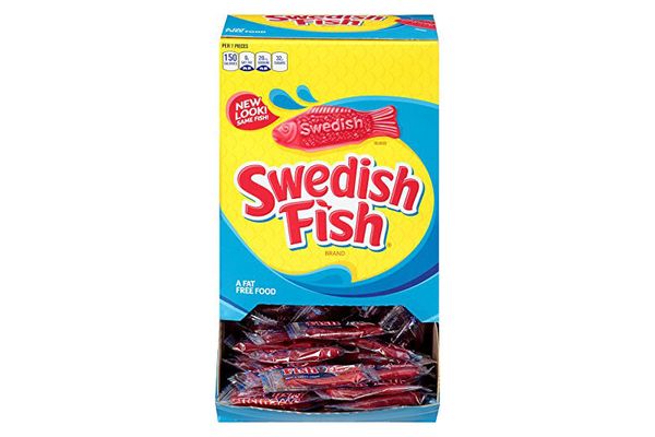 Swedish Fish Gummy Candy, Original, Individually Wrapped, 240 Count