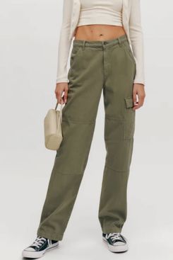 Folded Waistband Pants, Pebble – SourceUnknown