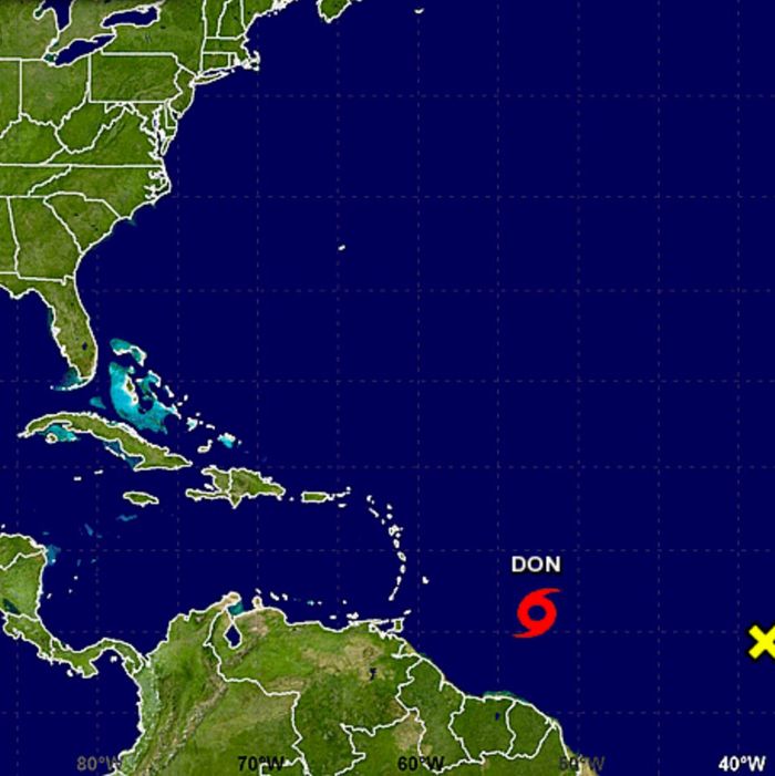 Tropical Storm Don Forms in the Atlantic
