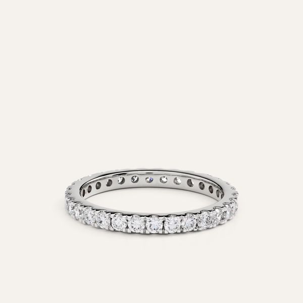 Quince 14K Gold Lab Grown Diamond Pave Eternity Band - 1ctw