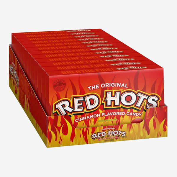 Red Hots Cinnamon Hard Candy Theater Box