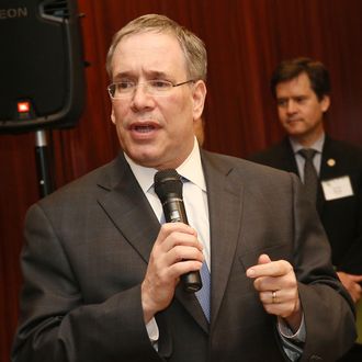 NEW YORK, NY - MARCH 27: Manhattan Borough President Scott M. Stringer attends the New York City AIDS Memorial design unveiling at The McGraw-Hill Building on March 27, 2013 in New York City. (Photo by Astrid Stawiarz/Getty Images)