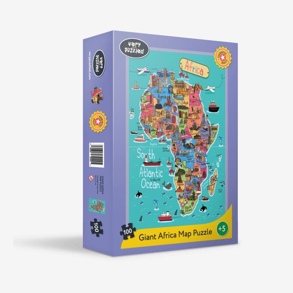 100 Piece Africa Map Puzzle