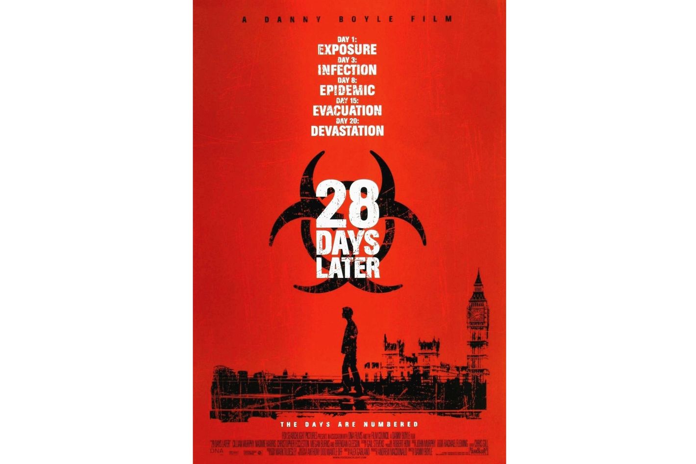 Шрифт 28 days later. 28 Days later 2002 poster. 28 Days later Soundtrack. 28 Дней спустя саундтрек.