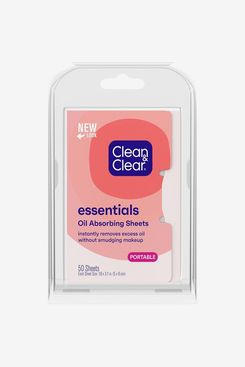 Clean & Clear Essentials Oil Absorbing Sheets for Oily Skin - 50 Count