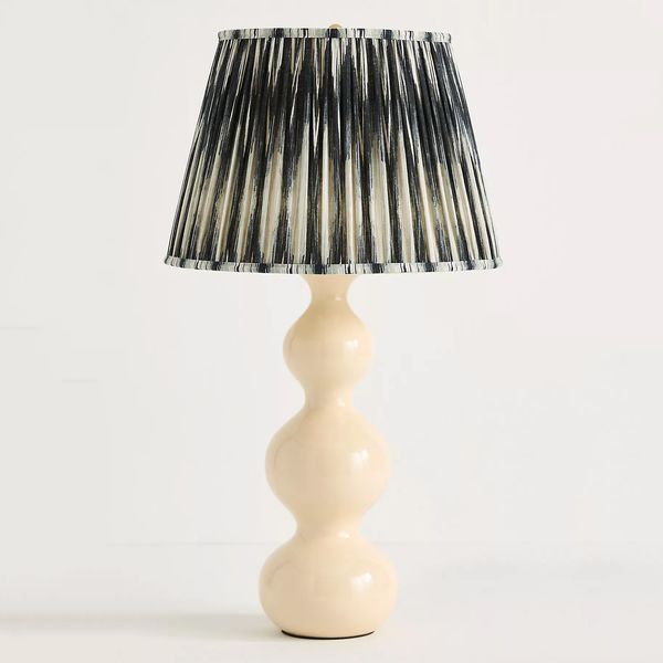Pooky The Wobster Ceramic Ruched Shade Table Lamp