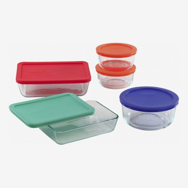 Pyrex 10-Piece Glass Food Storage Container Set