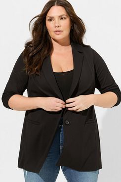 Torrid Lightweight Ponte Longline Blazer