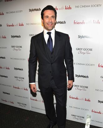 Actor Jon Hamm attends the Cinema Society & People StyleWatch with Grey Goose screening of 