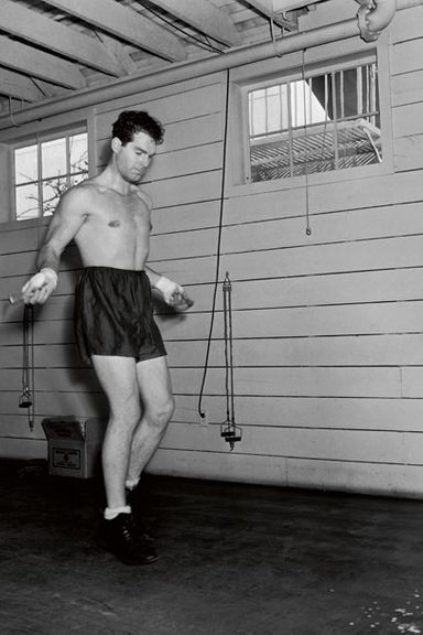 Fred MacMurray training, ca. 1935.