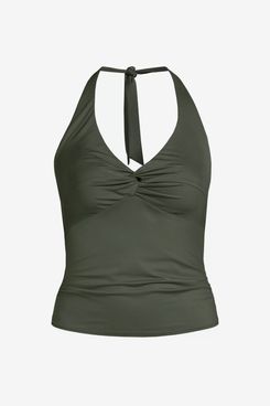 Lands’ End Women’s Twist Halter Tankini Top