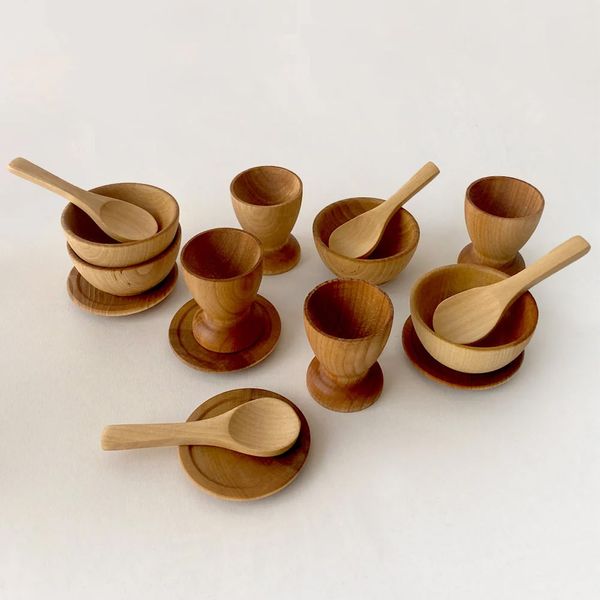 Oeuf Le Wooden Dish Set