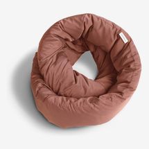 Huzi Infinity Pillow in Terracotta