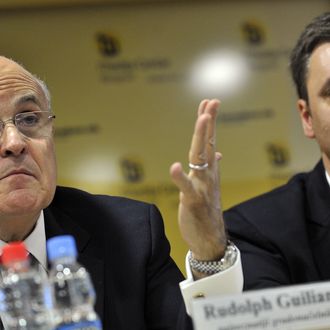 Former New York mayor Rudolph Giuliani.