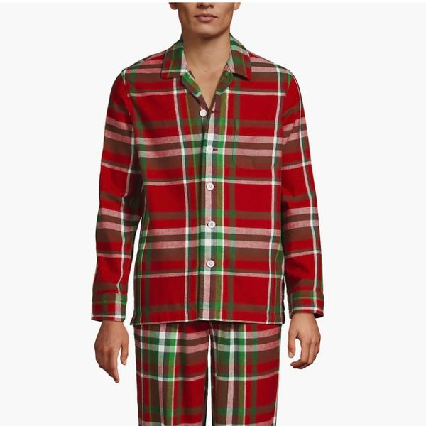 Lands' End Flannel Pajama Set