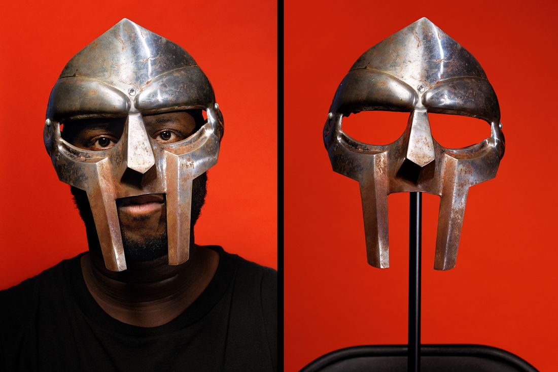 What did rapper MF Doom look like without a mask?