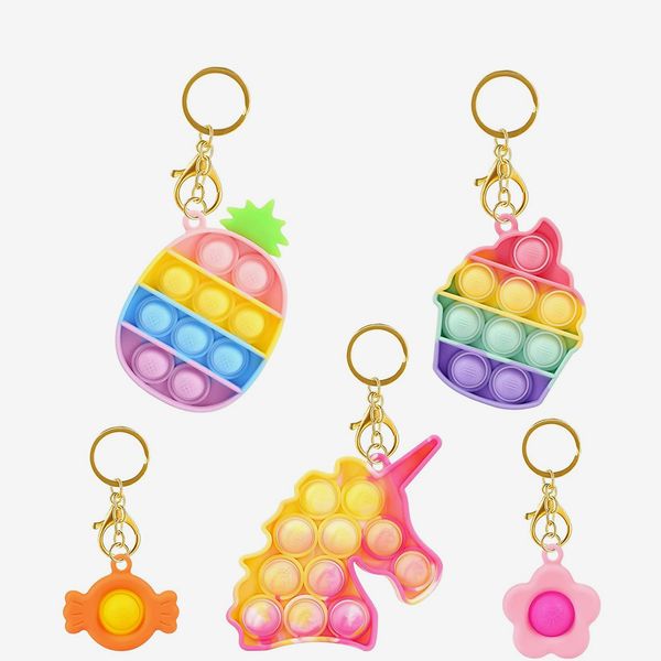 HiUnicorn Mini Keychains Unicorn Fidget Toys Pack