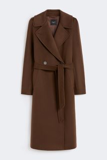 Weekend Max Mara Double-Breasted Wool Midi Coat