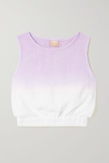 Camiseta sin mangas Terry Isola Ombré