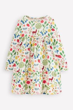 Mini Boden Ariel Long Sleeve Twirly Dress