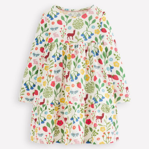 Mini Boden Ariel Long Sleeve Twirly Dress