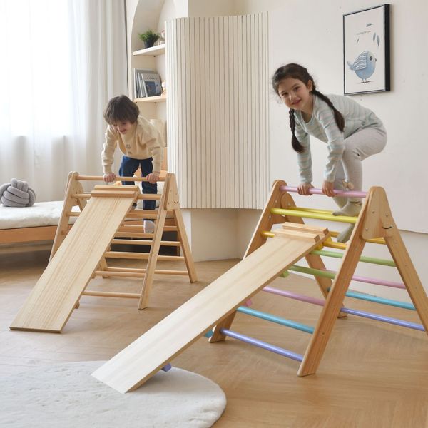 Avenlur Olive- Pikler Triangle Ladder and Climber Slide