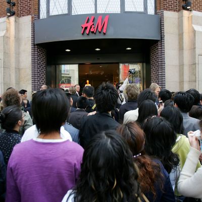 H&M's Shanghai store.