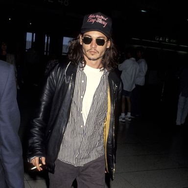 Yes, it looks like a normal ballcap, but look closely: It says "John Waters' Cry-Mary," and it's a reference to a clique on the set of Cry-Baby meant to support co-star Traci Lords during her investigation for underage porn. Even when wearing ballcaps, Johnny Depp will always be cooler than you.
