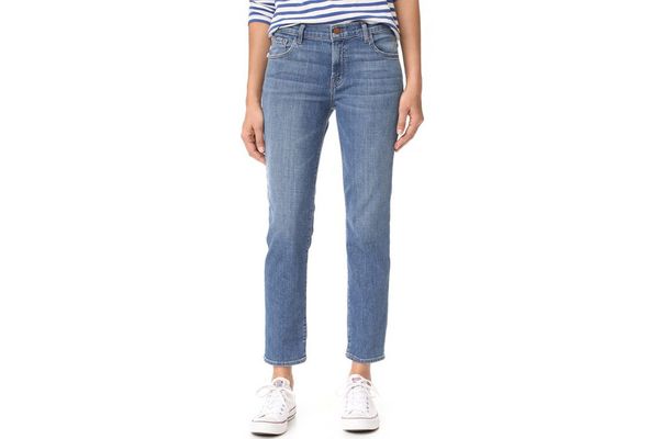 J Brand Johnny Mid Rise Boy Fit Jeans