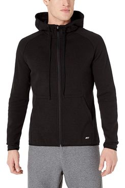 Amazon Essentials Men’s Tech Fleece Full-Zip Hooded Active Sweatshirt in Black