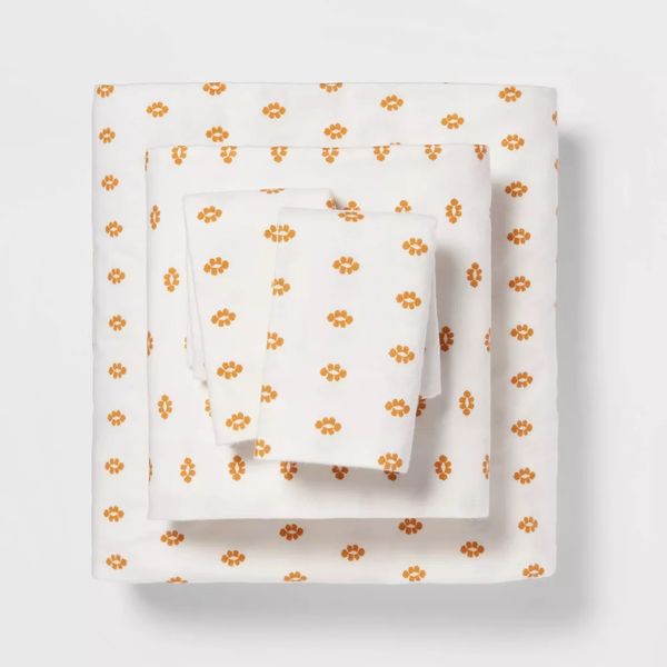 Threshold Fall Flannel Solid Sheet Set