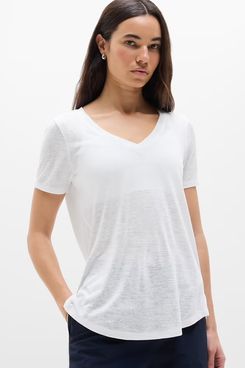 Athleta Breezy Scoop V-Neck Tee