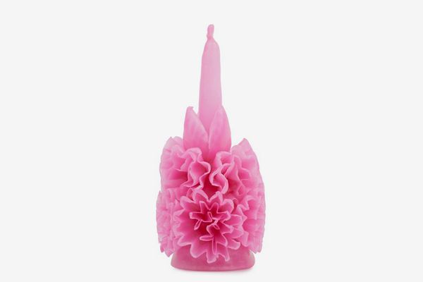 Aesa Baby Bouquet Candle, Hot Pink