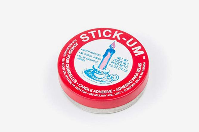 Stick-um Candle Adhesive - 2 pk Candle Stick Adhesive 2oz - Taper Candle  Glue - Candle Stay Secure - Candlestick Adhesive - Stickum Candle Adhesive