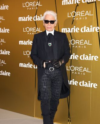 Karl Lagerfeld lost 92 pounds using a diet he called a “sort of