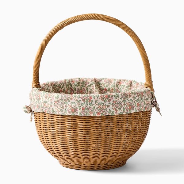 West Elm x Pink Chicken Woven Easter Basket w/ Liner