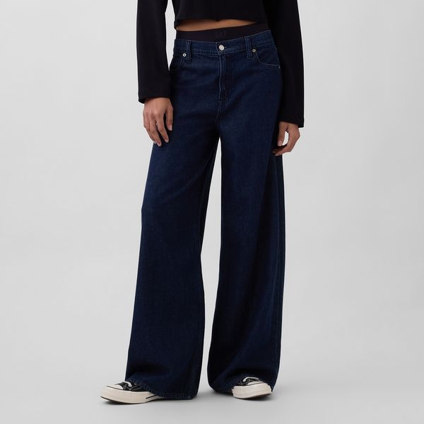 Gap Mid-Rise UltraSoft Baggy Jeans