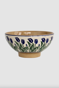 Nicholas Mosse Blue Blooms Vegetable Bowl